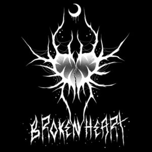 Playera Broken Heart para hombre Diseño