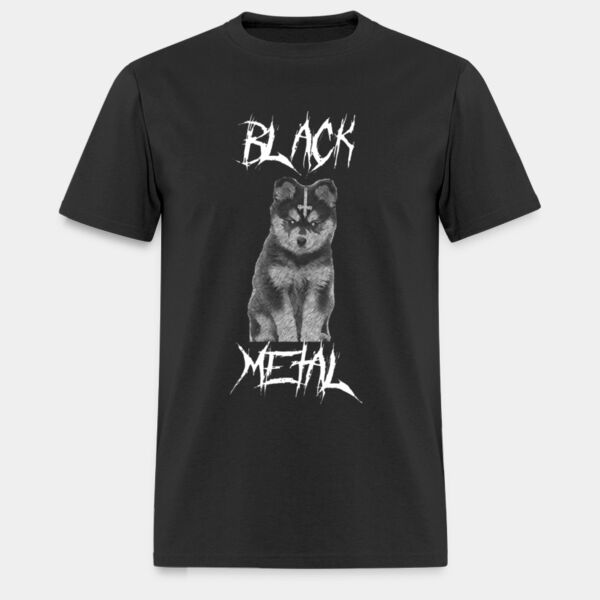 Playera Black Metal para hombre Miniatura