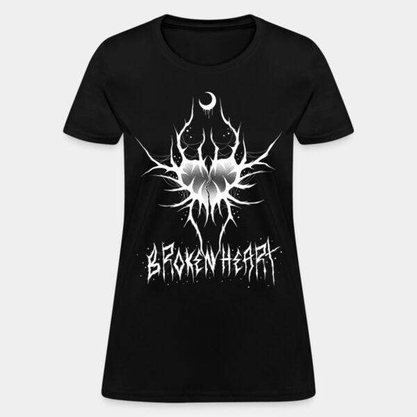 Playera Broken Heart para mujer Miniatura