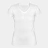 Playera Dama: Algodón Peinado Cuello V Miniatura