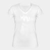 Playera Dama: Algodón Peinado Cuello V Miniatura