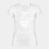 Playera Dama: Algodón Peinado Cuello V Miniatura